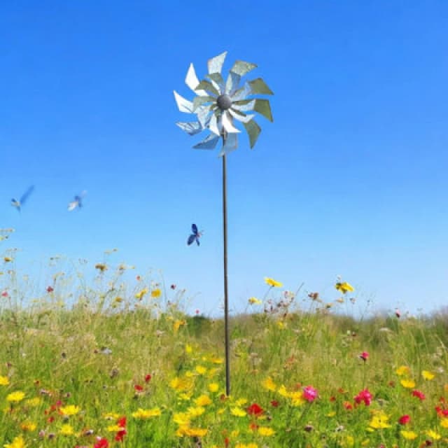 59" Metal Wind Spinner Outdoor Decoration