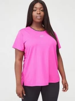 Nike Air T-Shirt (Curve) - Pink, Size 18-20=1X, Women