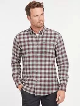 Barbour Alderton Tailored Shirt, Grey Marl, Size S, Men