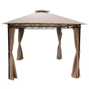 Mocha Marco polo gazebo 3x3m