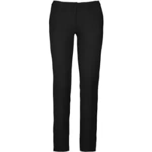Kariban Womens/Ladies Chino Trousers (18 UK) (Black)