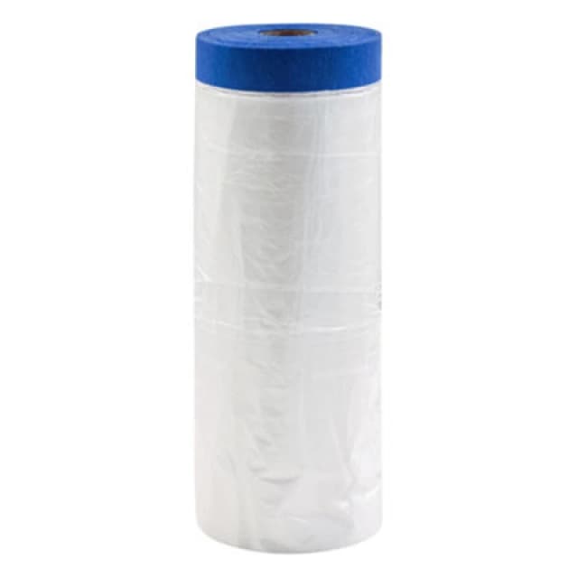 Draper 09663 Rollingdog Painters-Shield 8482 Blue Pretaped Masking Film, 33M X 110Cm