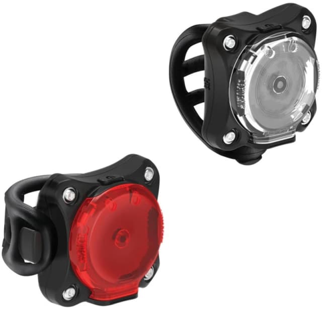 Lezyne Zecto Drive 250+ and Zecto Drive 200+ Front and Rear Light Set 250 Black - Cycles UK