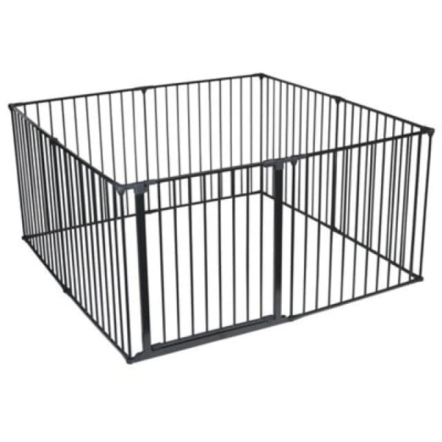 Safetots Premium Multi Panel Play Den, 144Cm X 144Cm, Black, 70Cm High