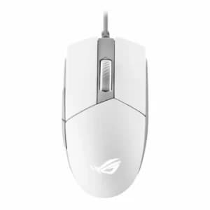 ASUS ROG Strix Impact II Moonlight White Ambidextrous Optical Gaming Mouse