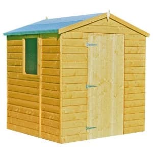Shire 5ft x 7ft Wooden Apex Garden Shed