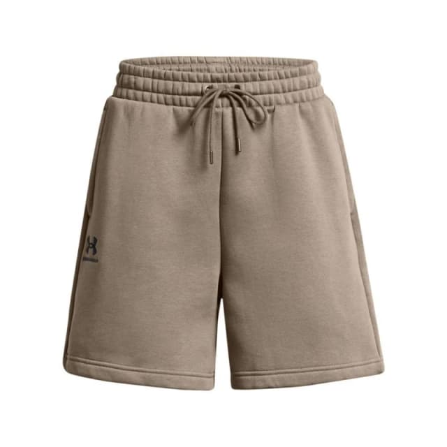 Under Armour UA Icon Fleece Boyfriend Shorts - Brown Brown 8