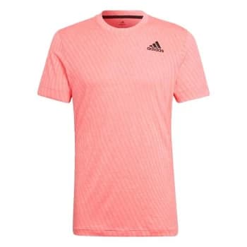 adidas Tennis Freelift T-Shirt Mens - Acid Red
