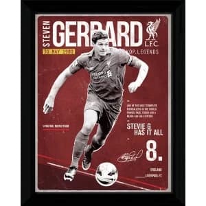 Liverpool Gerrard Retro Framed Photographic Print