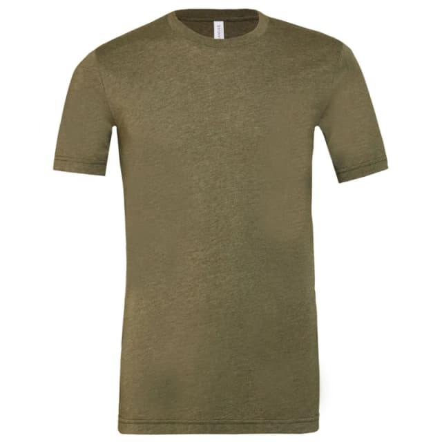 Bella + Canvas Mens T-Shirt in Olive Size: XS Olive Male XS