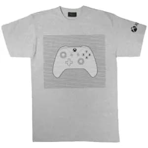 Xbox Womens/Ladies Mono Controller Boyfriend T-Shirt (L) (Grey Heather)