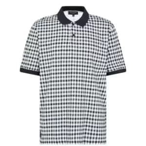 Ted Baker Bowie Check Polo Shirt - Blue