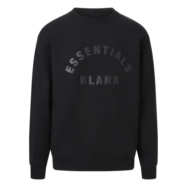 Blank Essentials Arch Sweatshirt Mens Black male Small