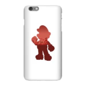 Nintendo Super Mario Mario Silhouette Phone Case - iPhone 6 Plus - Snap Case - Gloss