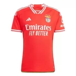 adidas Benfica Home Shirt 2023 2024 Adults - Red