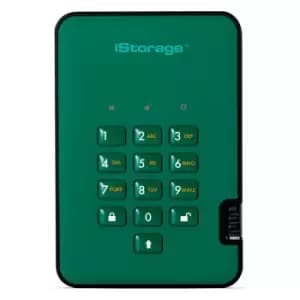 iStorage 128GB diskAshur2 SSD - Racing Green