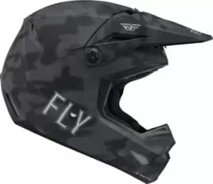 Fly Racing Kinetic S.E. Tactic Motocross Helmet, Black Size M black, Size M