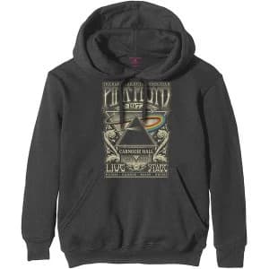Pink Floyd - Carnegie Hall Poster Mens Large Pullover Hoodie - Charcoal Grey