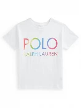 Ralph Lauren Girls Polo T-Shirt - White, Size Age: 2 Years, Women