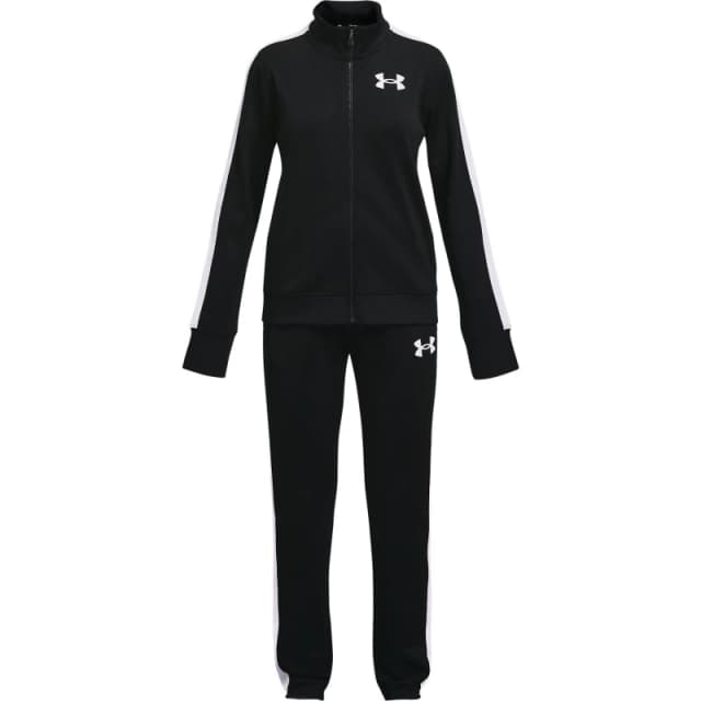 Under Armour UA Knit Tracksuit Girls Black female 13 Years (XL)