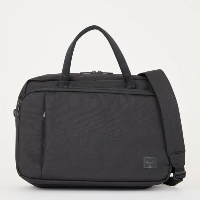Herschel Supply Co Gibson Tech Padded Document Laptop Bag Black unisex One Size