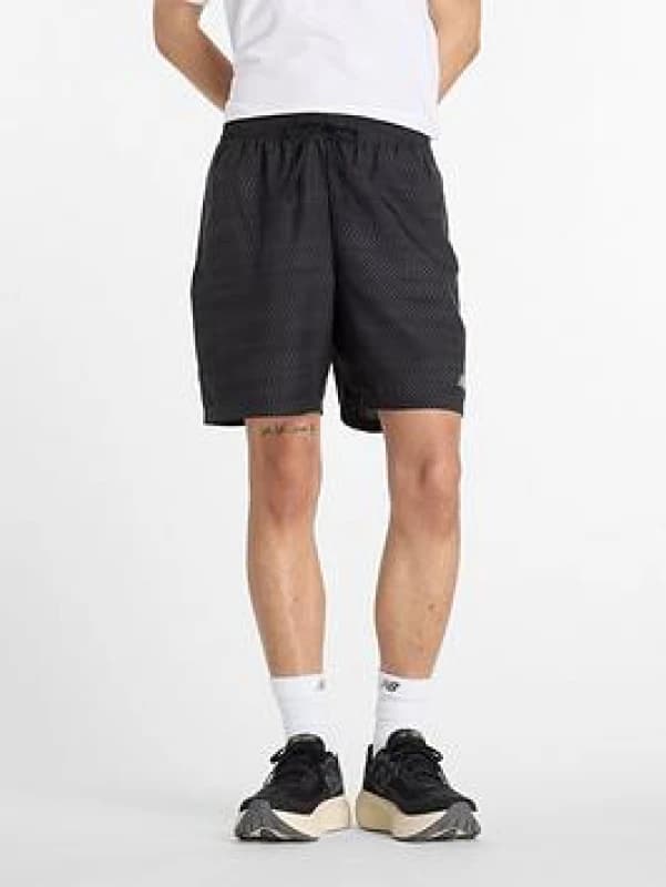 New Balance Mens Performance Running Shorts - Black Male S