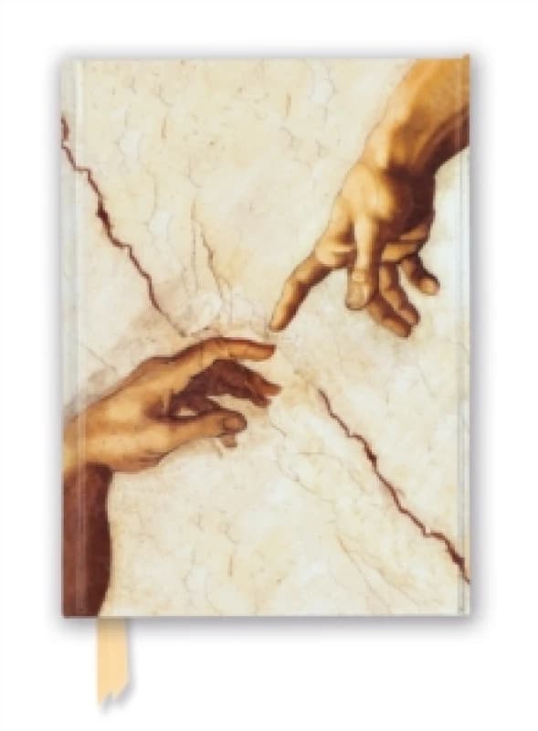 Michelangelo: Creation Hands (Foiled Journal) Notebook / blank book