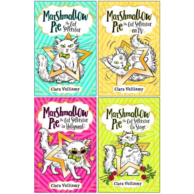 Marshmallow Pie The Cat Superstar Series 4 Book Set Clara Vulliamy Clara Vulliamy Books