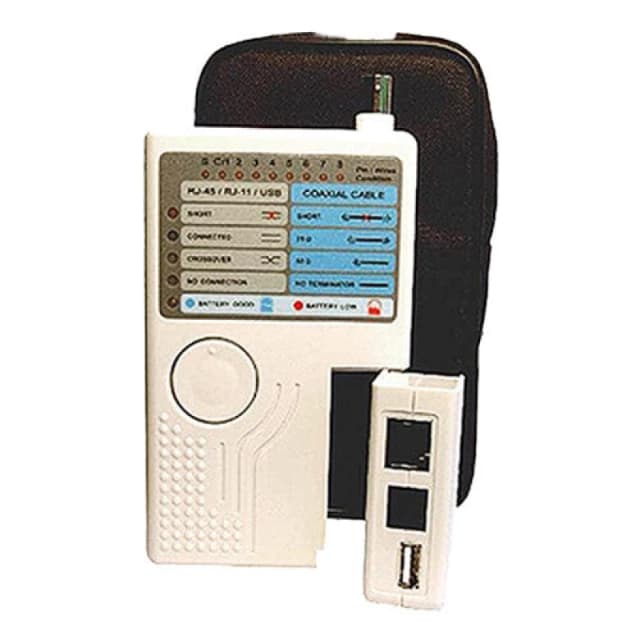 Cablenet Cablenet RJ45/RJ11/BNC/USB Continuity Tester 87-3551