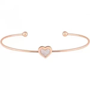 Ted Baker Heshra Mother Of Pearl Heart Ultra Fine Cuff