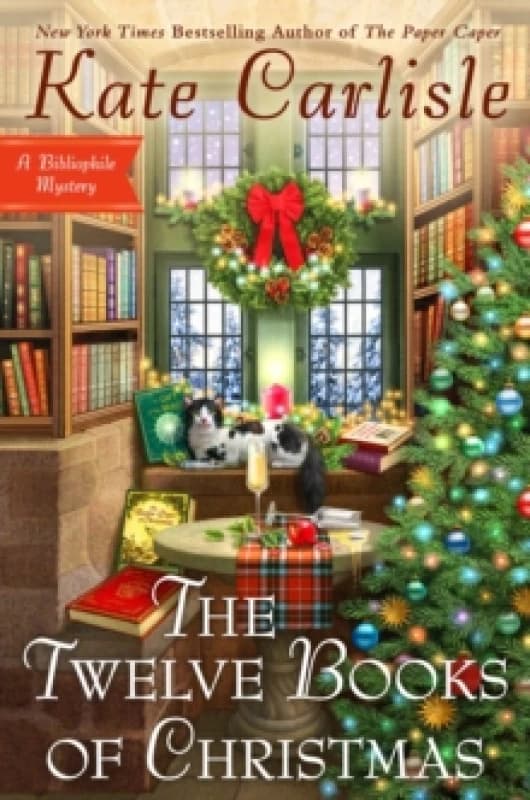 The Twelve Books of Christmas. Hardback. By Kate Carlisle Books