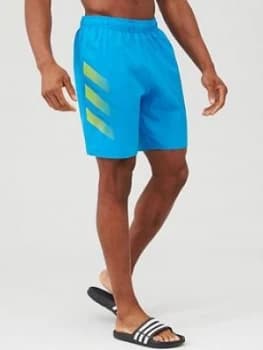 Adidas Bos 3S Swim Shorts - Cyan