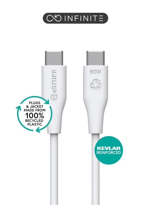 eSTUFF ES604170 USB cable USB 2.0 1m USB C White