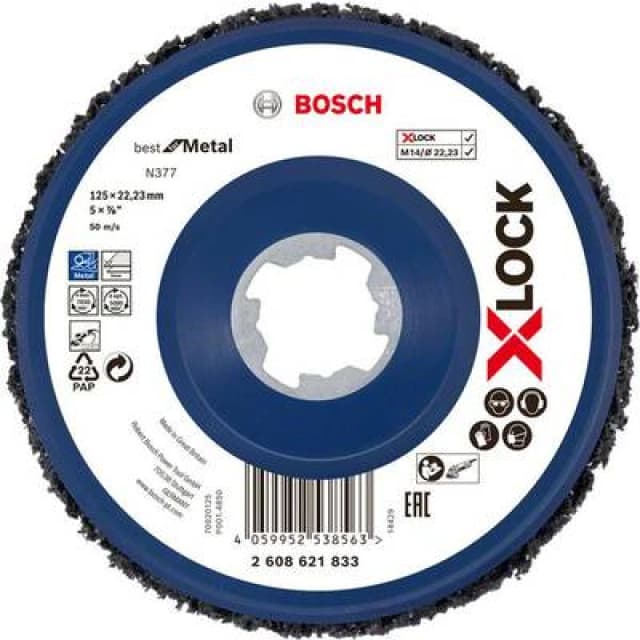 Bosch Accessories Bosch Accessories 2608621833 Polishing disc Diameter 125mm Bore diameter 22.23mm 2608621833