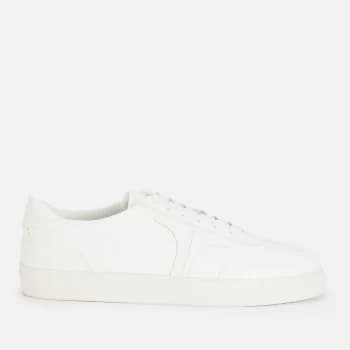 Ted Baker Mens Robbert Leather Cupsole Trainers - White - UK 10