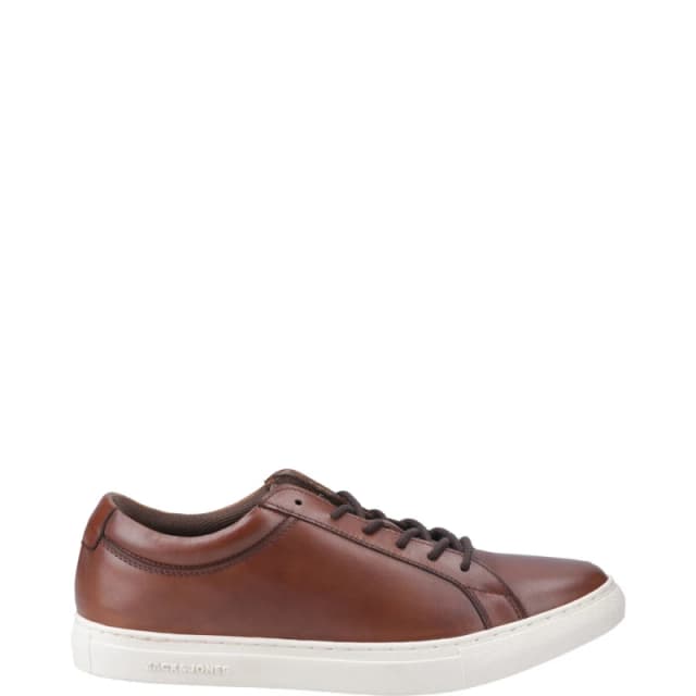 Jack and Jones Galaxy Leather Trainer Casual Shoes 7 (41) Brown 01520205270
