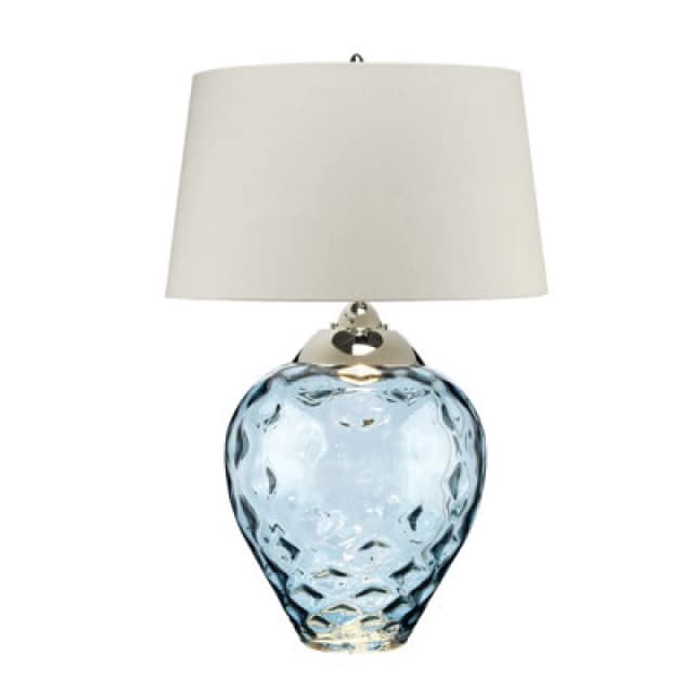 Netlighting Samara Large Table Lamp Bluetinted Glass Blue