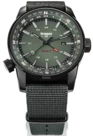 Traser H3 Watch P68 Pathfinder GMT Green