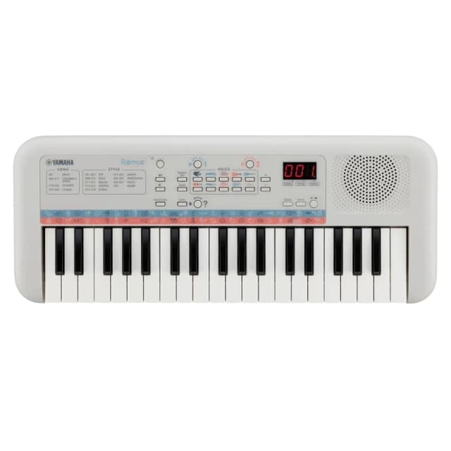 Yamaha PSS-E30 Mini Key Portable Keyboard White unisex 37-Key