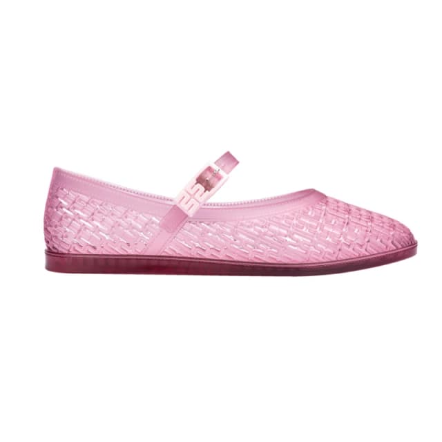 Melissa Womens Harper Translucent Water Resistant Jelly Shoes Pink female 4 (37)