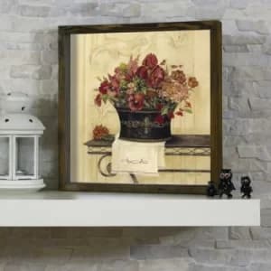 KZM443 Multicolor Decorative Framed MDF Painting