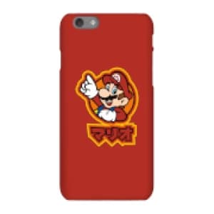 Nintendo Super Mario Mario Kanji Phone Case - iPhone 6S - Snap Case - Gloss