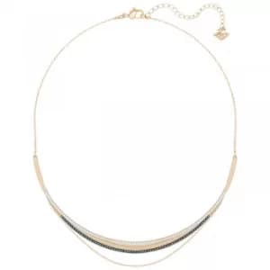 Ladies Swarovski Rose Gold Plated Hero Necklace