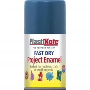Plastikote Dry Enamel Aerosol Spray Paint Harbour Blue 100ml