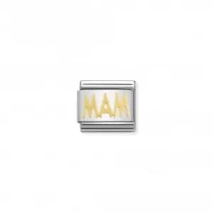Nomination Composable Classic Writings 18K Gold Mam Link 030107/22