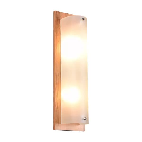 Pali Vintage 2 Light Flush Wall Lamp natural finish