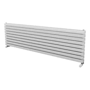 Ximax Champion Duplex Satin White Horizontal Designer Radiator, (W)1800mm X (H)526mm
