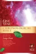 one year chronological bible nlt premium slimline large print