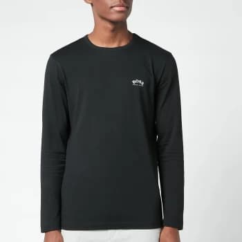 BOSS Athleisure Mens Togn Curved Longsleeve Top - Black - S