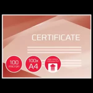 HighSpeed Pouch A4 100 Micron Clear (100)